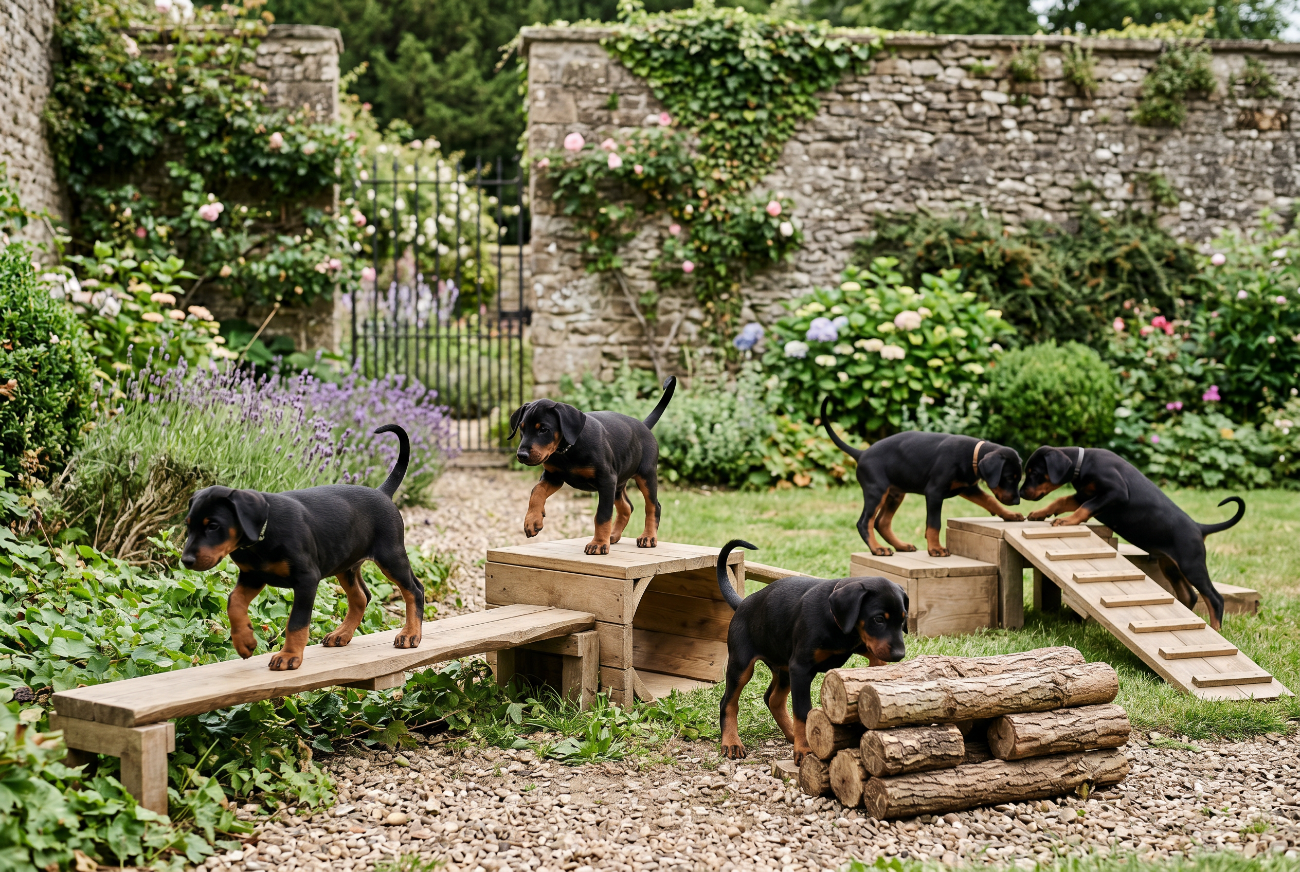 Domaine de Veyrac — chiots jardin eveil